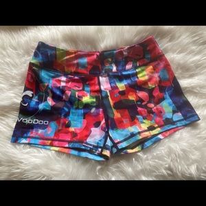 Barbell Voodoo confetti booty shorts